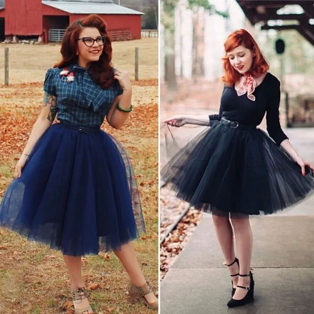 Space 46 Wendy Tulle Skirt XXL fits like M Navy Fairy Ballet Punk Whimsy Party